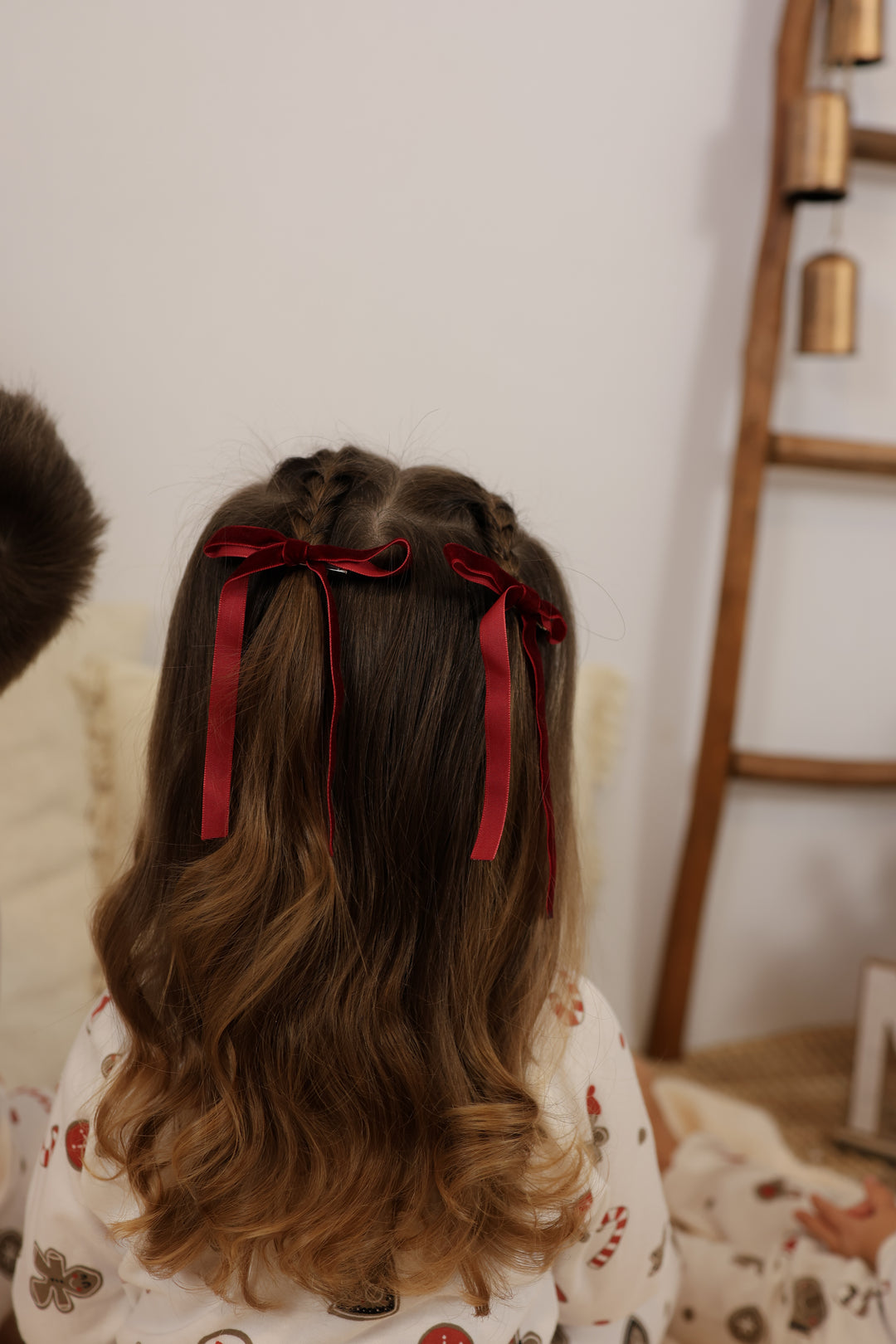 Boucle XL Ruban de Velours - Brun