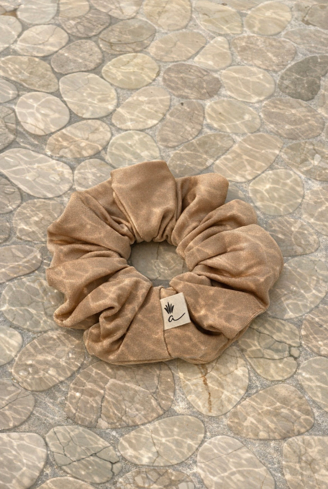 Swim scrunchie - Gold