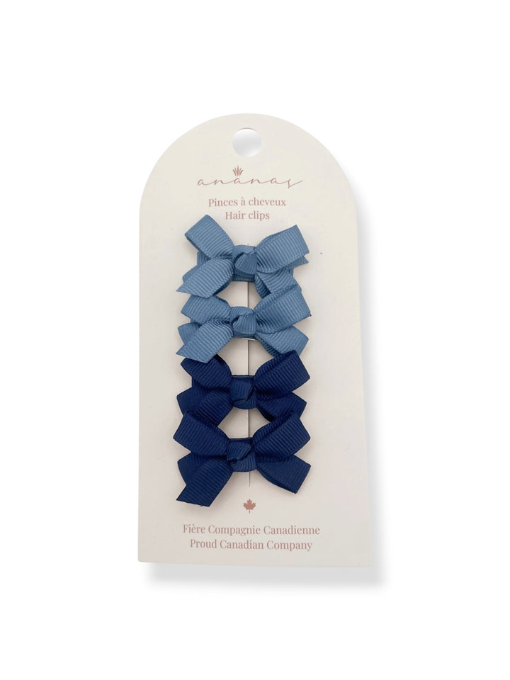 Mini bows - Blue/Navy