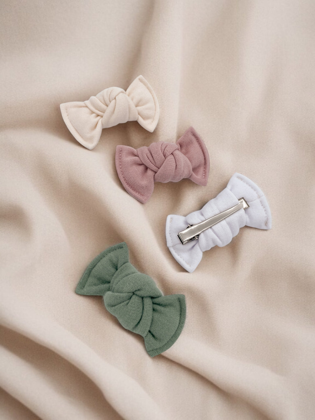Mini-Boucles en bambou - Rosier/Eucalyptus