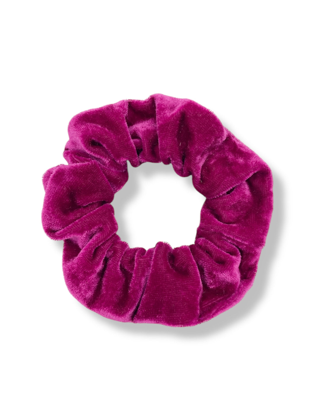 Chouchou petit format - Velours Rose (2)