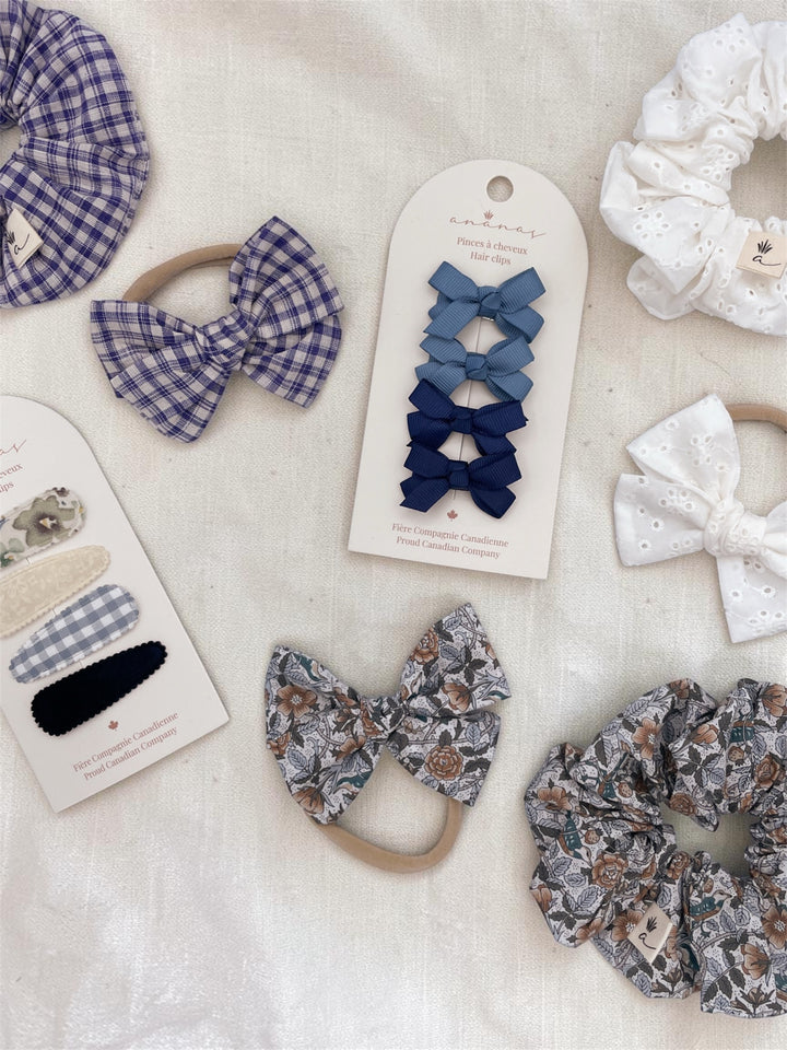 Mini bows - Blue/Navy
