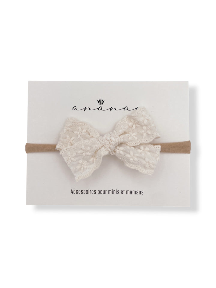 Boucle Broderie - Ivoire